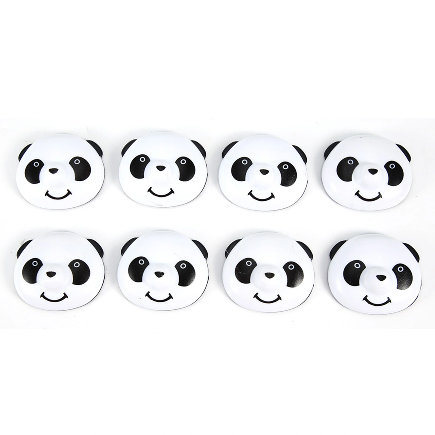 8Pcs Cute Panda Quilt Cover Gripper Bed Sheet Duvet Holders Clips Fastener NonSlip Buckles(#1)