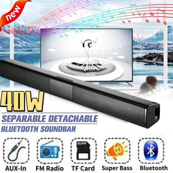 2023 NEW Upgraded Version of High Sound Quality Wireless Bluetooth Soundbar Speaker TV Home Theater Soundbar Home Bluetooth Lautsprecher Altavoz Bluetooth Doméstico