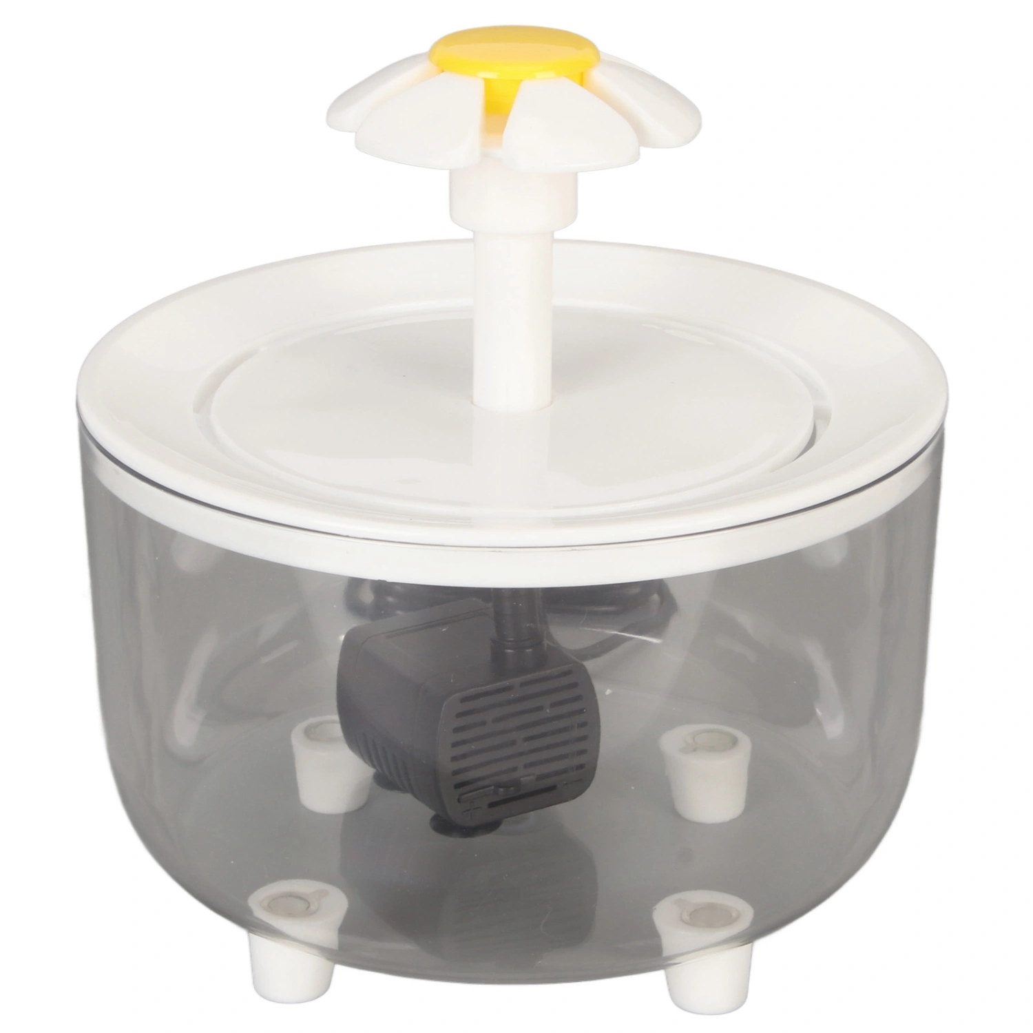 Cat Water Fountain Automatic Circulation USB Transparent Water Tank Silent Pet Water Fountain Cat Water Dispenser