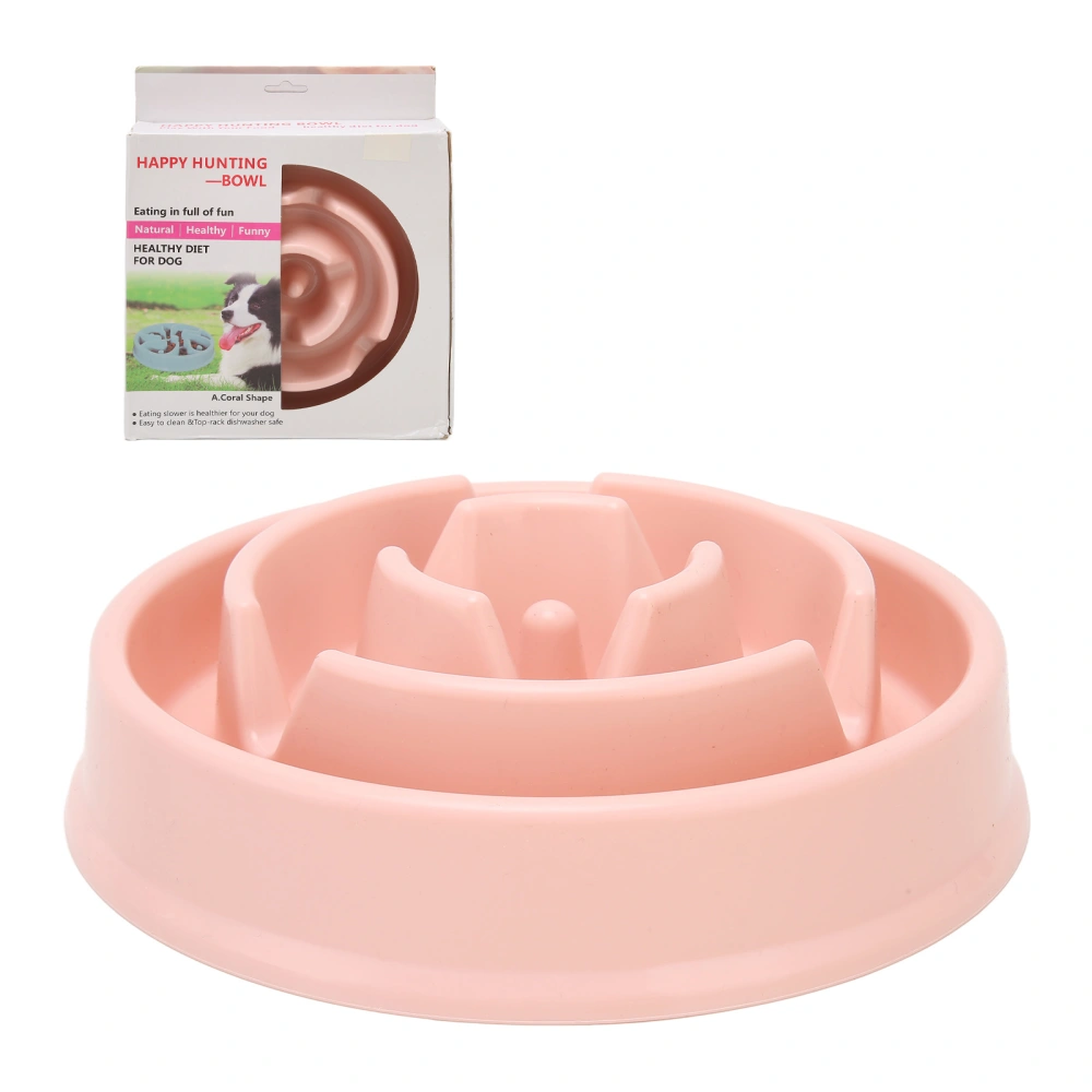 Dog Slow Feeder Bowl Prevent Choking Washable Safe Dog Food Bowls Puzzle Feeders for Puppy and Small Dogs