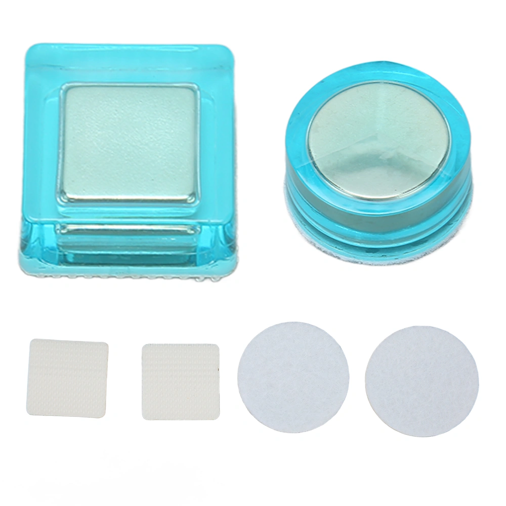 Aquarium Magnetic Brush Mini Round Square Double Sided Cleaning Glass Cleaner Magnetic Brush for Fish Tank