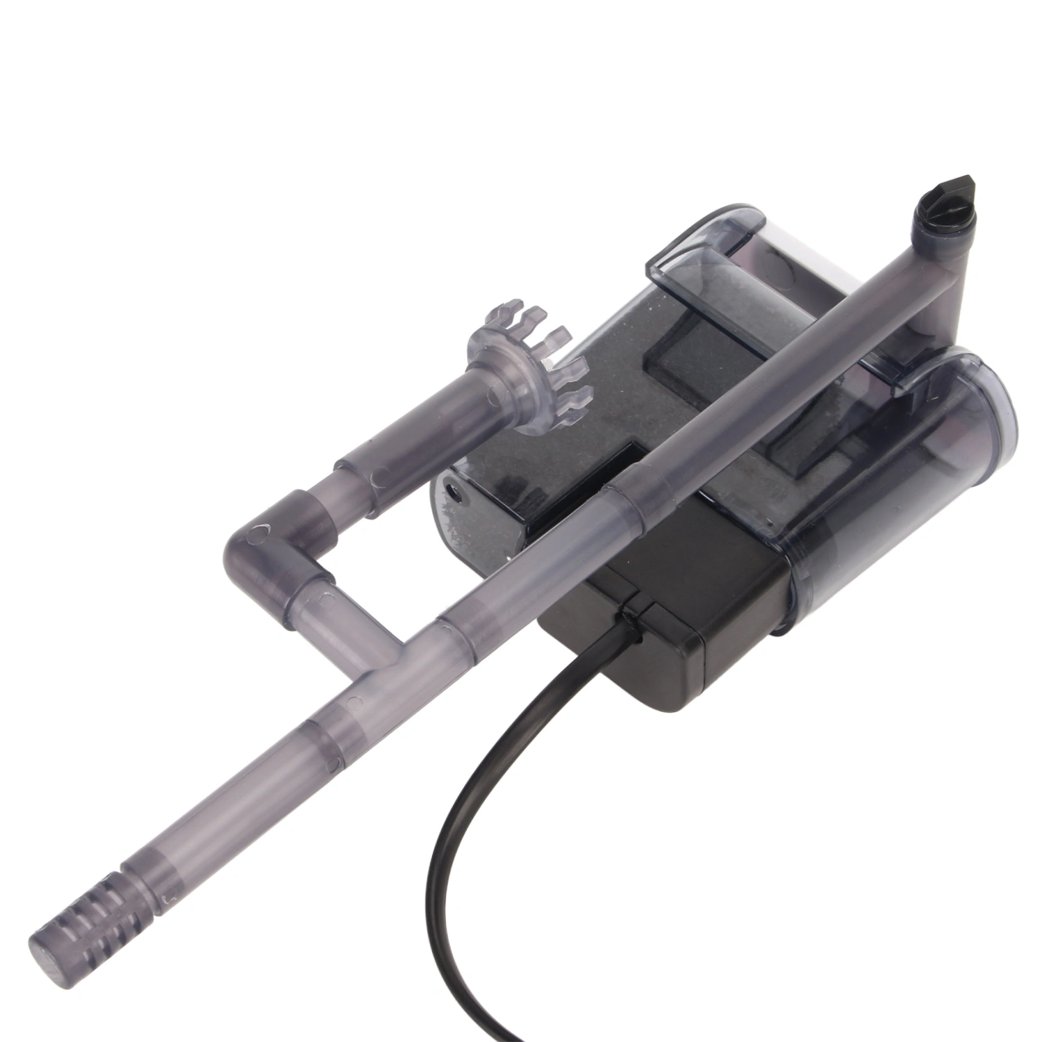 Aquarium Wall Hanging Filter Quiet Oxygenation Oil Film Removal Hang On Waterfall Filter for Fish Tank US Plug 110V