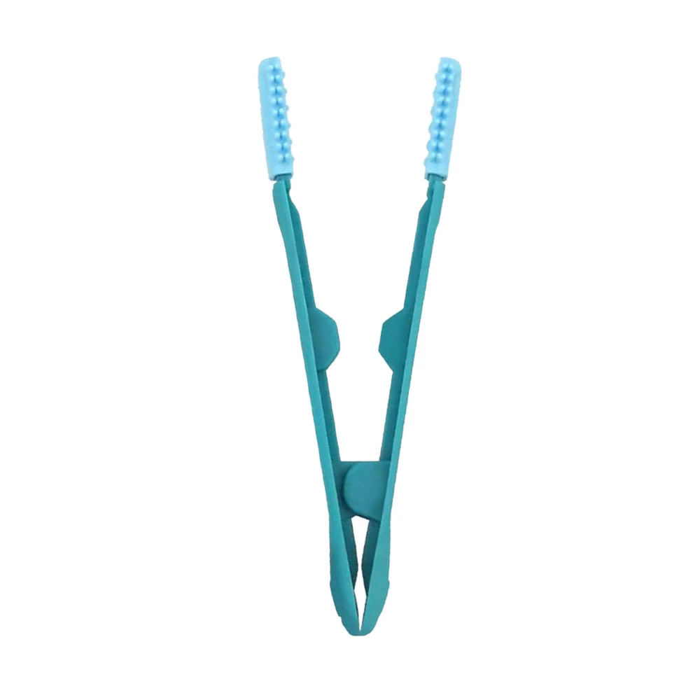 Buyweek Cat Tear Stain Cleaning Brush Professional Soft Silicone Pet Eye Comb Brush for Pet Shop Blue Green