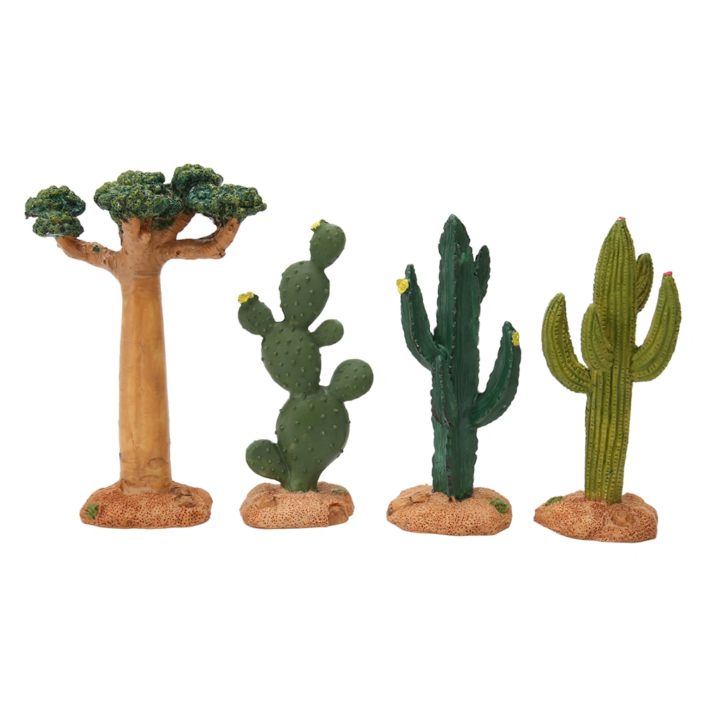 Terrarium Cactus Decoration Simulation Artificial Baobab Plant Ornament for Landscaping Fish Tank Aquarium