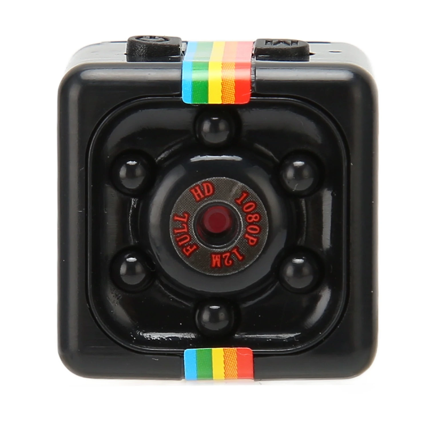 Mini Camera 1080P HD Night Vision 140 Degree Lens Small Sports DV Camcorder for Outdoor Indoor Black