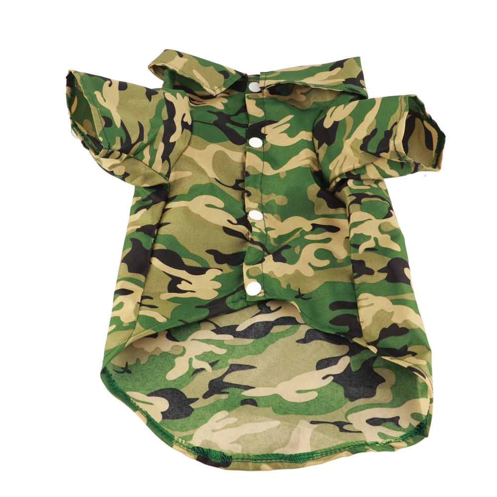 Dog Shirts Summer Stylish Camouflage Breathable Cool Pet Summer T Shirts for Small Medium Boy Girl Dogs Cats XL