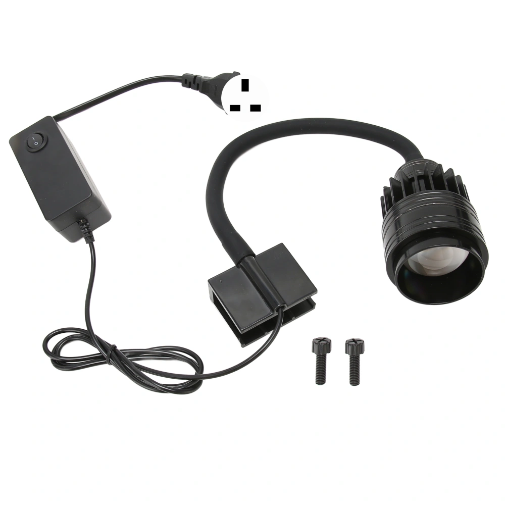 Aquarium Spotlight 3 Color Modes Rotatable Adjustable Focus 7000K Fish Tank LED Zoom Light for Planted Tank 220V UK Plug