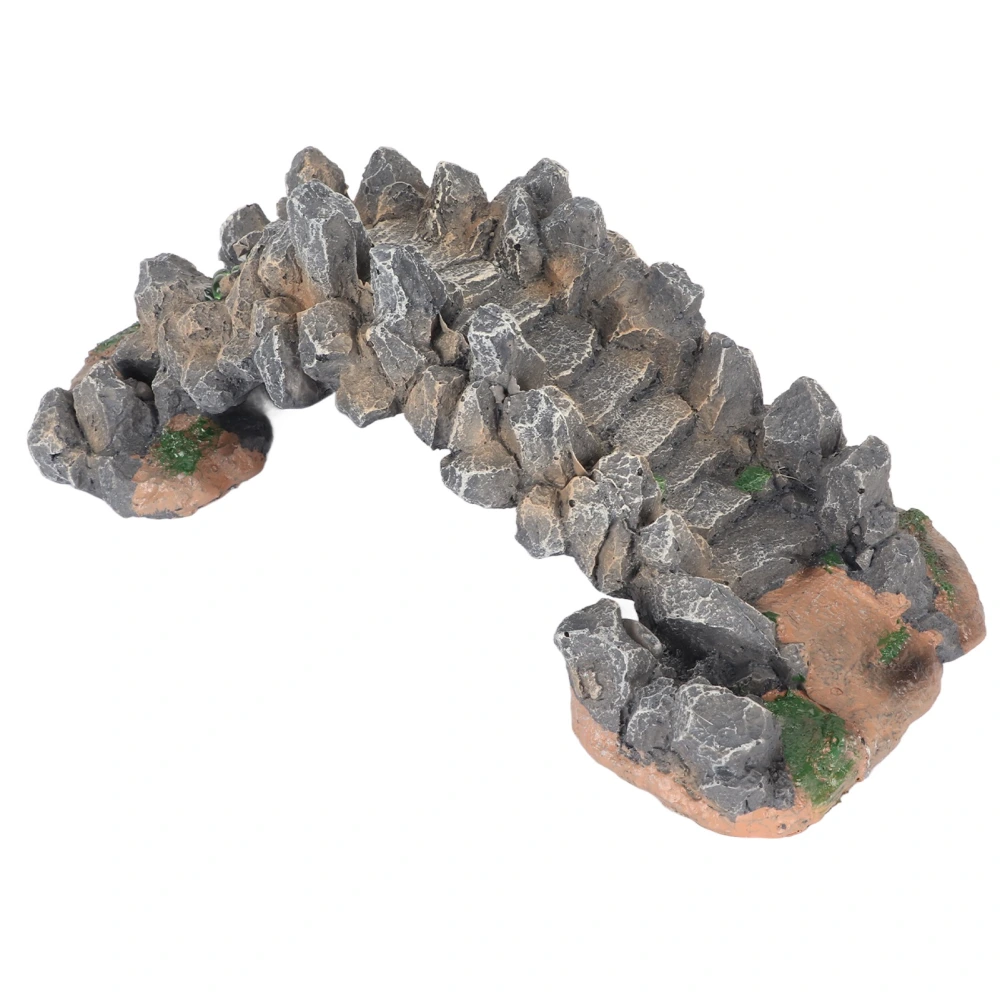 Aquarium Arch Bridge Resin Safe Simulation Decoration Fish Tank Bridge Ornament for Landscaping