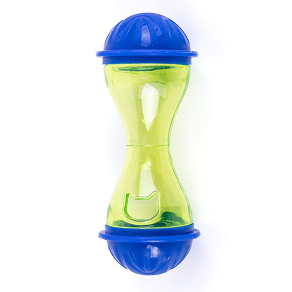 Buyweek Dog Treat Dispenser Fun IQ Stimulation Treat Training Automatic Small Pet Food Dispenser Puzzle Toys Blue Bone Shape