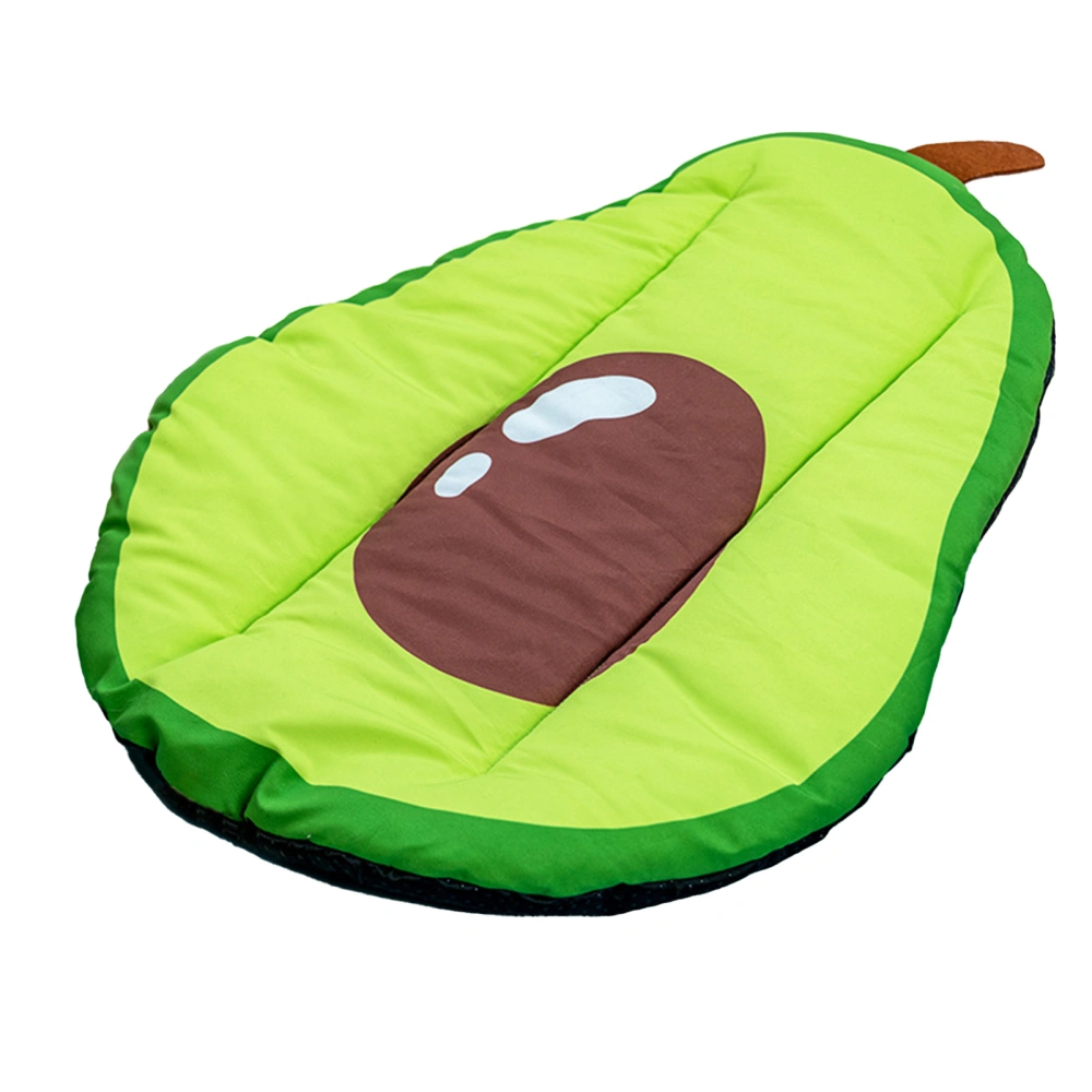 Pet Cushion HD Print Cute Soft Comfortable Universal Pet Bed Dog Mat for Home Outdoor Avocado