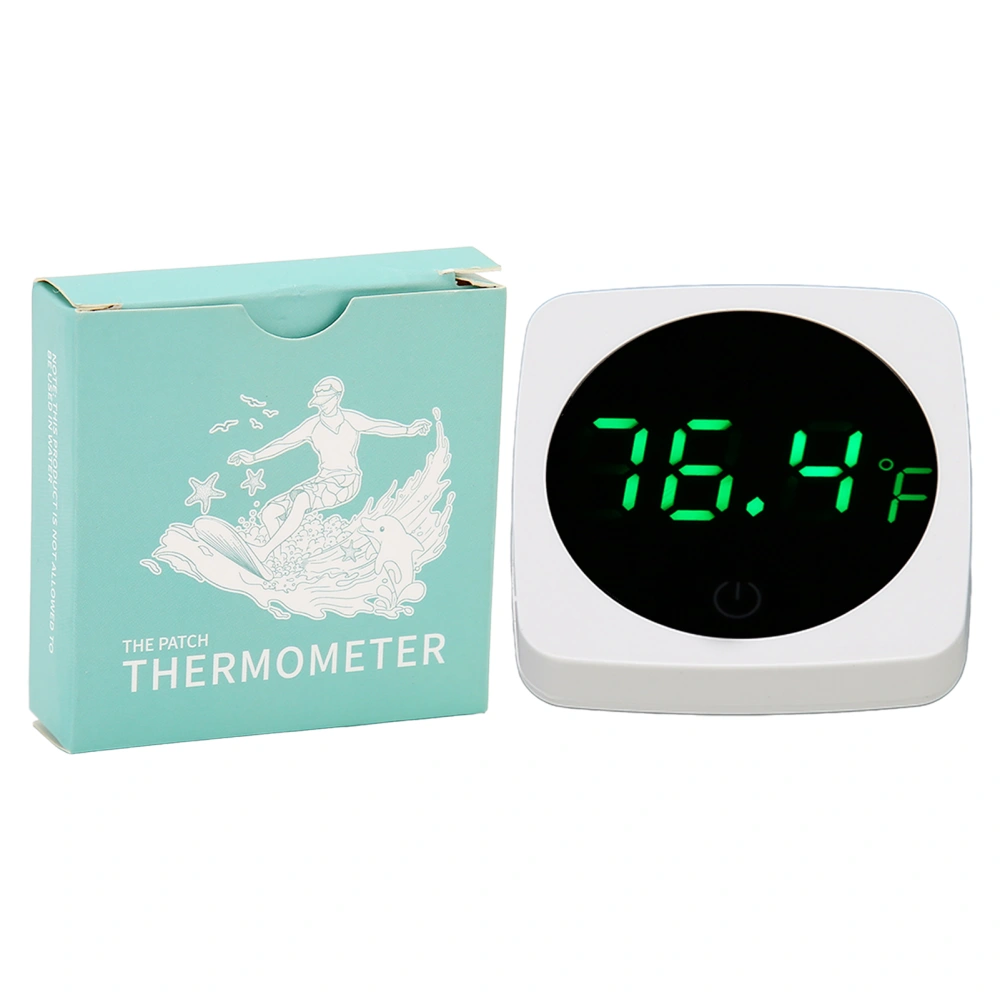 Digital Aquarium Thermometer High Accuracy ±0.1℃ Touch Sleep Mode Compact LED Display Fish Tank Thermometer Meter