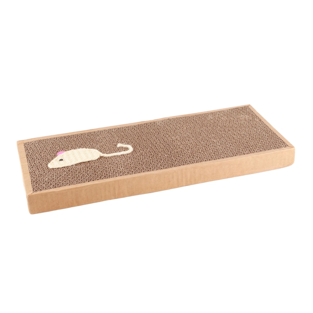 Cat Scratcher Pad Thicken Corrugated Paper Scratch Resistant Interactive Kitten Scratching Board Toy