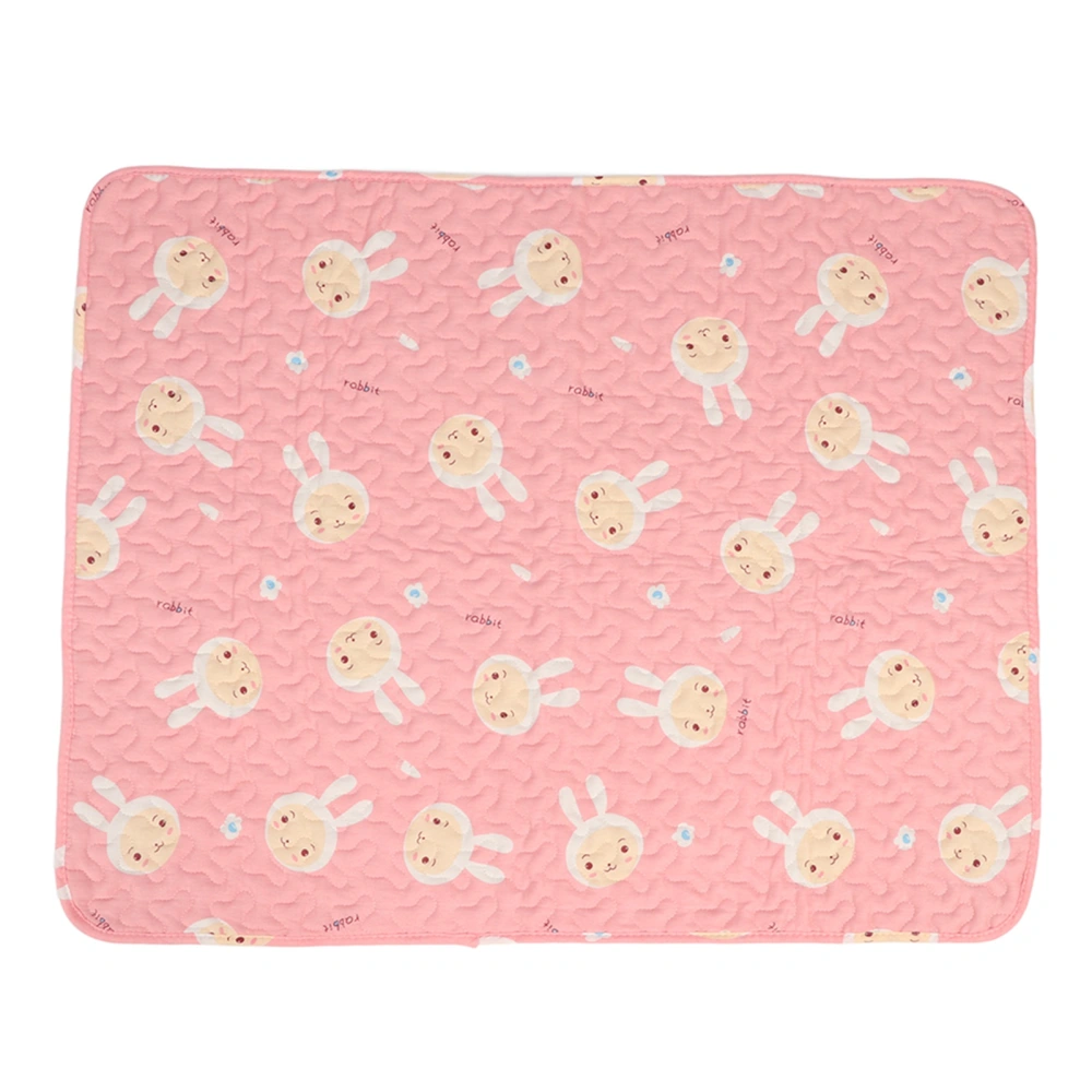 Pet Sleeping Mat Soft Cotton Super Absorbent Warm Comfortable Prevent Slip Pet Bed Mat for Spring Autumn Rabbit