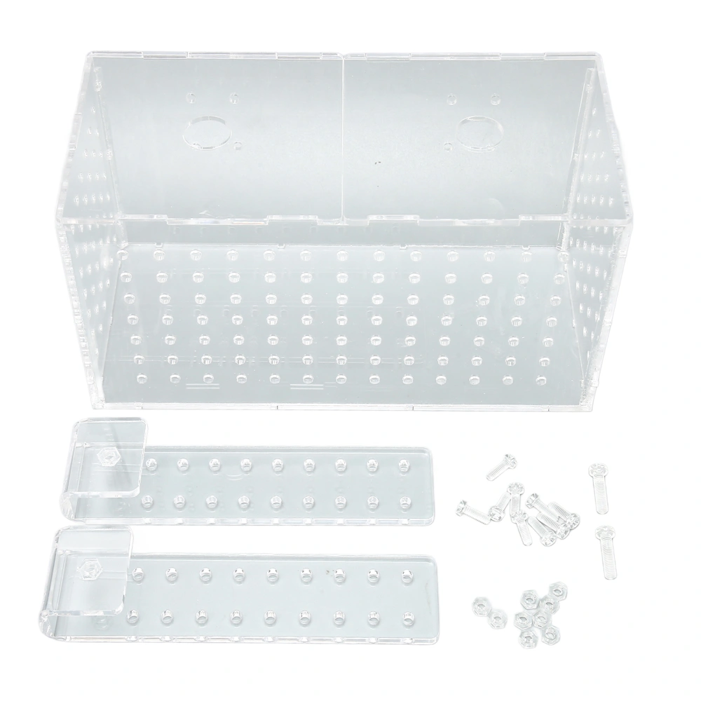 Fish Breeding Isolation Box Transparent Hook Installation Acrylic Aquarium Hatchery for Fish Tank 23x11x12cm / 9.1x4.3x4.7in