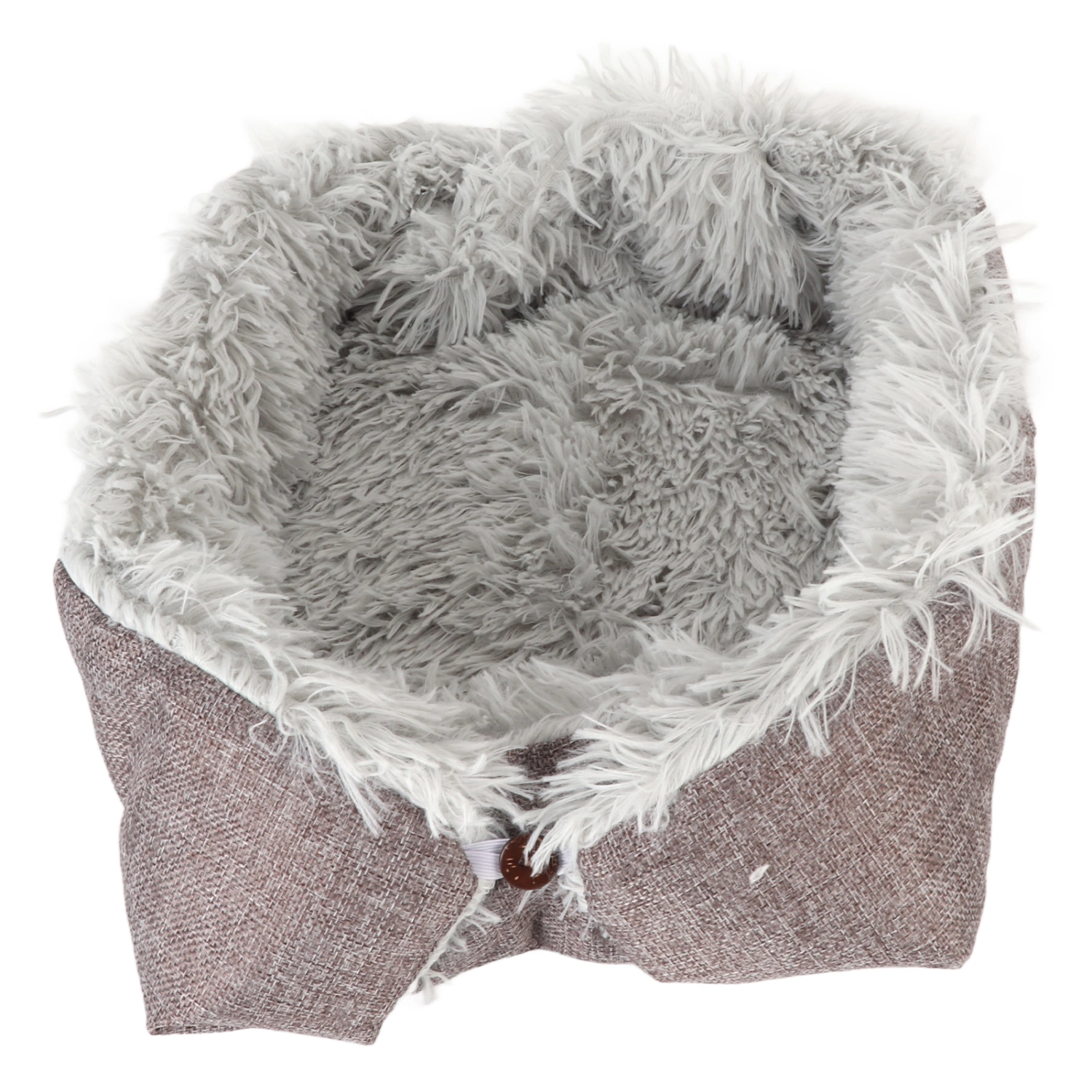 Pet Car Seat Soft Removable Machine Washable Plush Dual Purpose Puppy Cushion Bed for Small Cats Pets