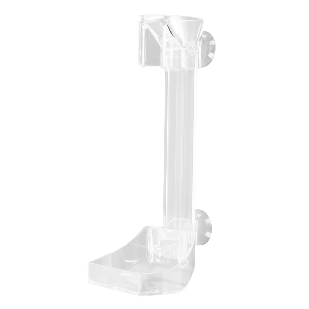 Fish Shrimp Feeder Tube Large Plate Fixed Point Feeding Acrylic Clear Shrimp Feeding Tube for Aquarium Fish Tank F 21