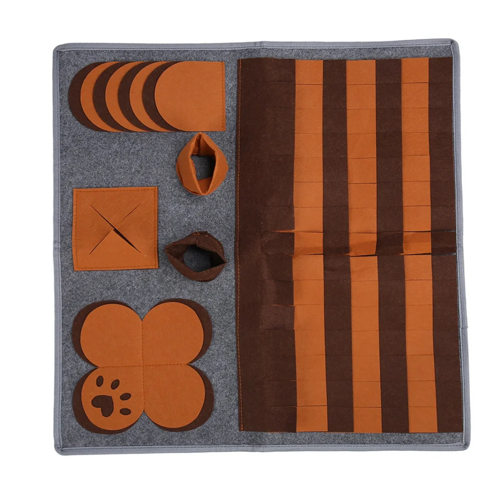 Pet Sniffing Pad Puzzle Nose Training Mental Stimulation Encourages Natural Foraging Skills Dog Feeding Mats