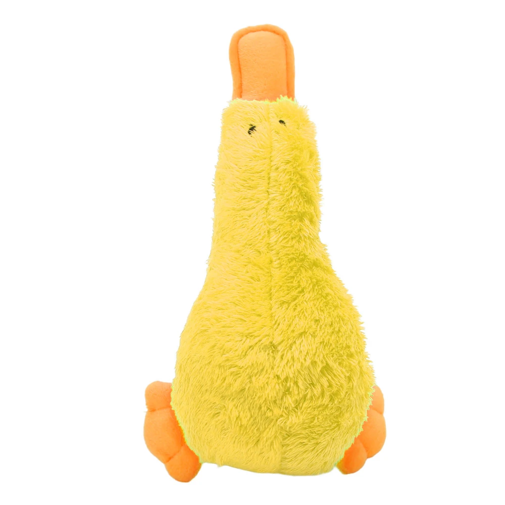 Buyweek Squeaky Plush Dog Toys Interactive Fun Cute Bird Soft Bite Resistance Plush Dogs Chew Toy for Dogs Puppies Pets Yellow