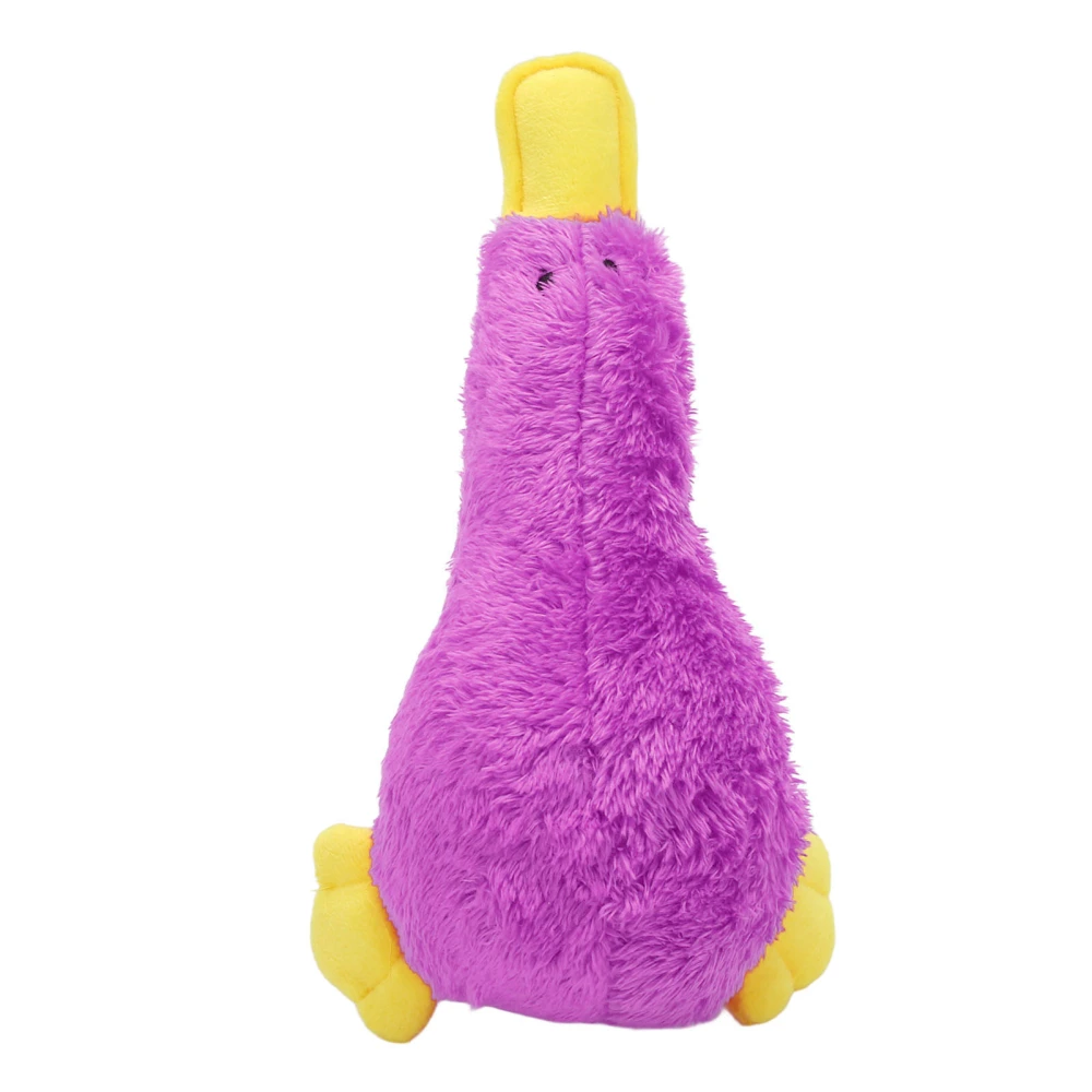 Squeaky Plush Dog Toys Interactive Fun Cute Bird Soft Bite Resistance Plush Dogs Chew Toy for Dogs Puppies Pets Purple