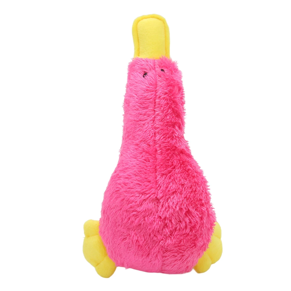 Squeaky Plush Dog Toys Interactive Fun Cute Bird Soft Bite Resistance Plush Dogs Chew Toy for Dogs Puppies Pets Red