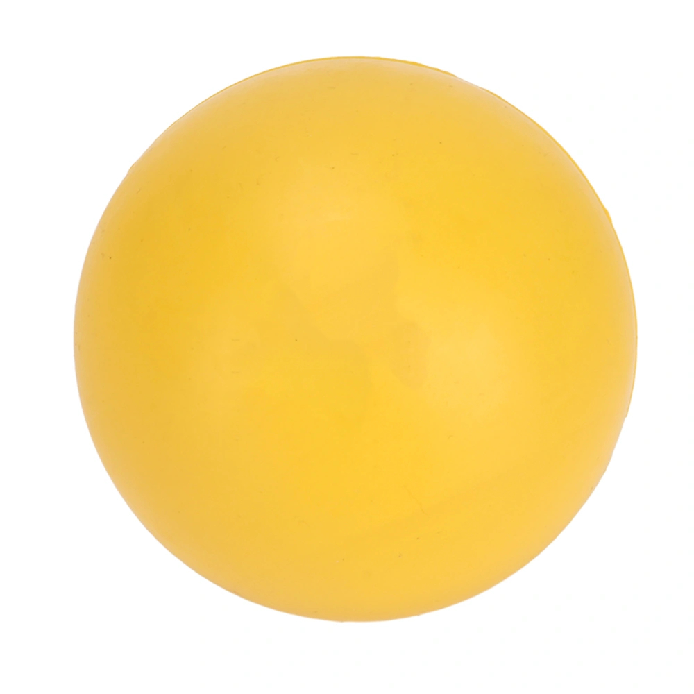 Dog Bouncing Ball Solid High Elasticity Toxic Free Floating Rubber Pet Chewing Training Ball for Aggressive Chewer Yellow