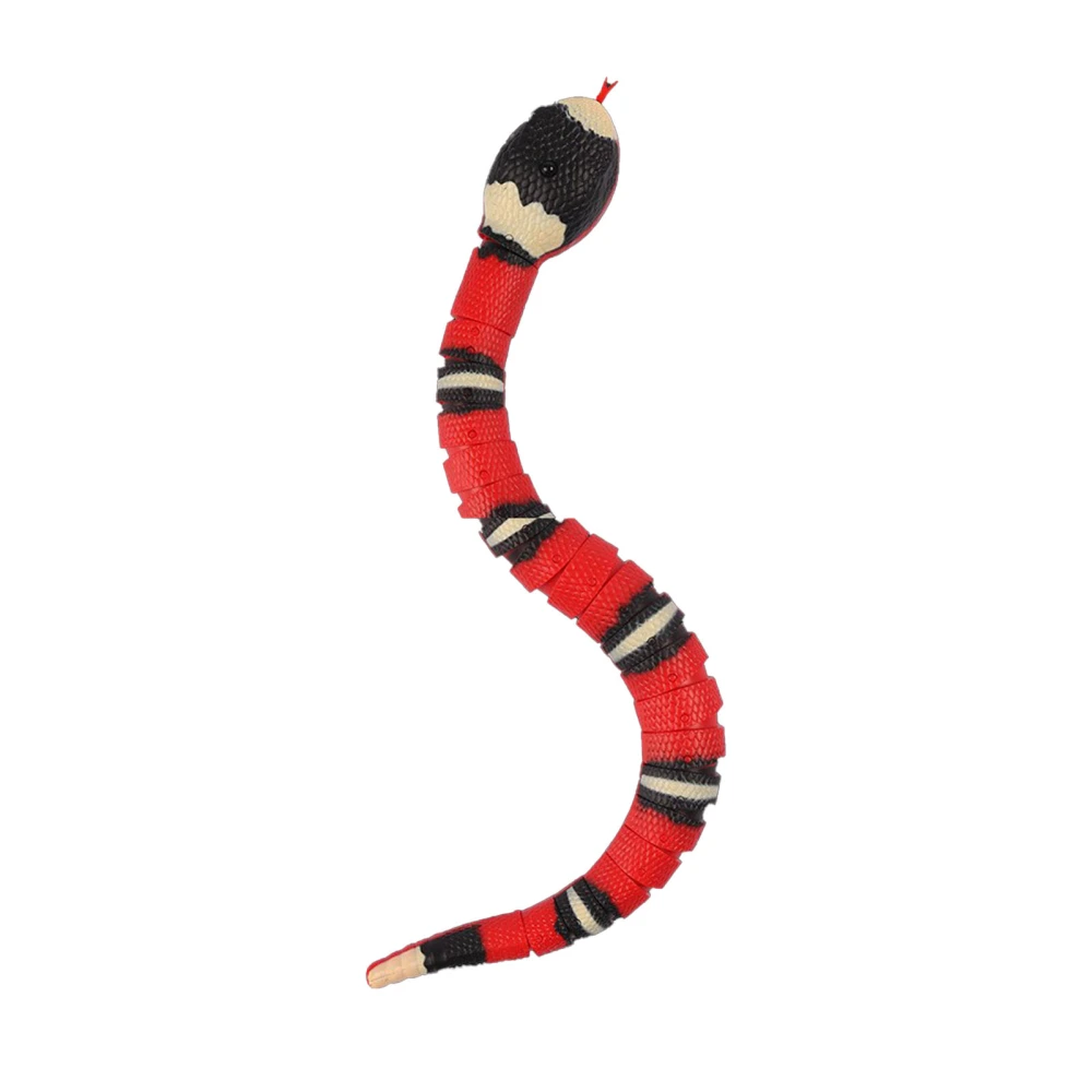 Smart Sensing Snake Toy Interactive Simulation Induction Electric Snake Toy for Halloween Christmas April Fools