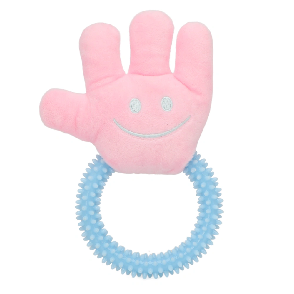 Dog Teething Toys Teeth Cleaning Relieve Boredom Soft Bite Resistant Burr Ring Dog Toy