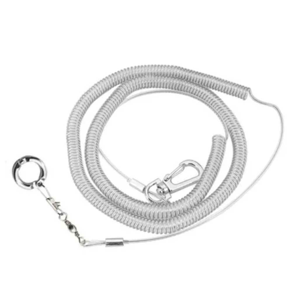 Bird Leash 19.7ft Ultra Light Prevent Bite Flexible Portable Bird Flying Training Rope for Pet Bird Parrots