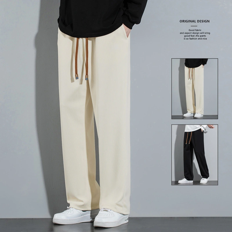 Casual Sports Couple Loose Drooping Wide-leg Straight Long Pants