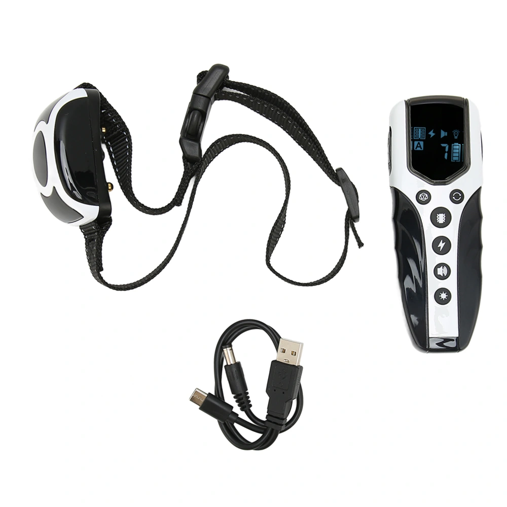 Dog Shock Collar 3 Training Modes Reflective Adjustable Waterproof Electric Dog Training Collar with Remote for Dogs