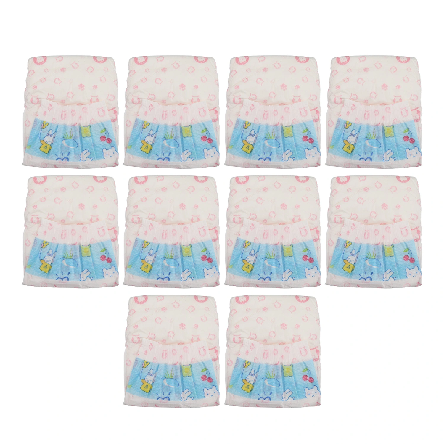 Female Dog Diapers Disposable Breathable Leakage Proof Strong Absorbent Puppy Diapers for Physiological Period XXS