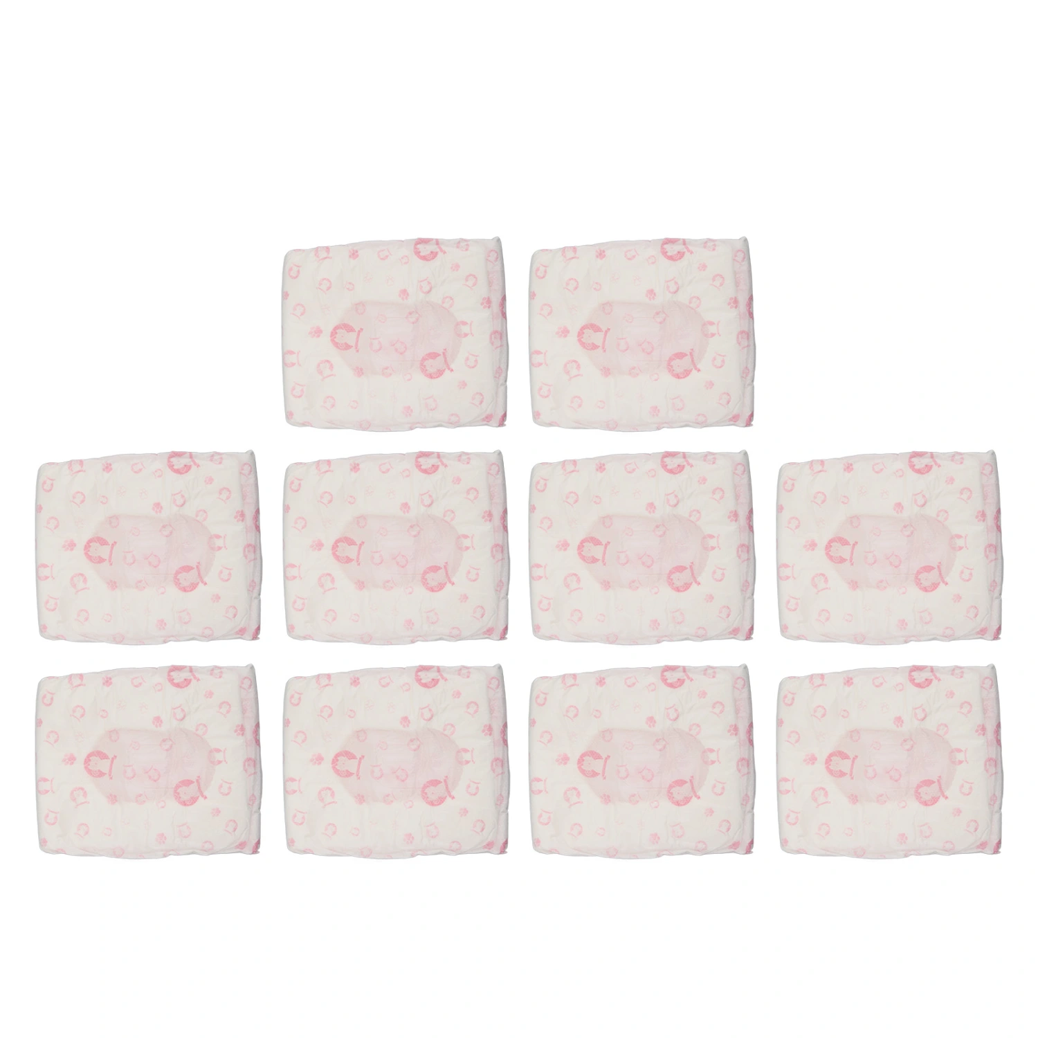 Female Dog Diapers Disposable Breathable Leakage Proof Strong Absorbent Puppy Diapers for Physiological Period XXS