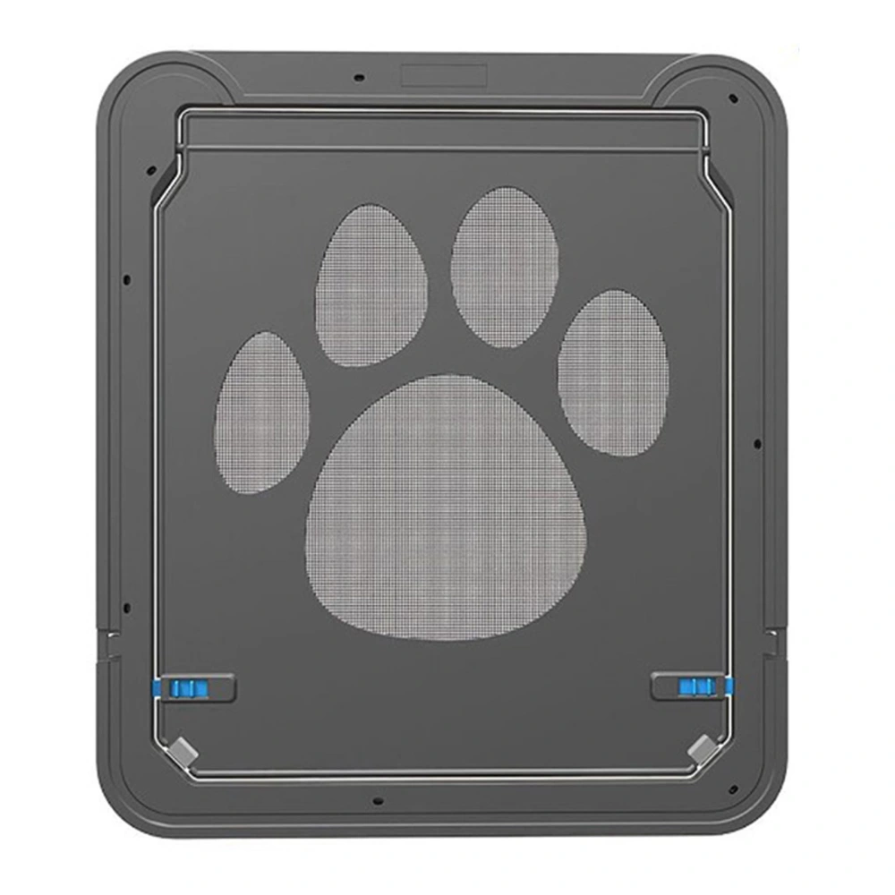 Pet Dog Screen Door Automatic Magnetic Lockable Multifunctional Inside Door Flap for Dogs and Cats S 24cmx29cm/9.4x11.4in