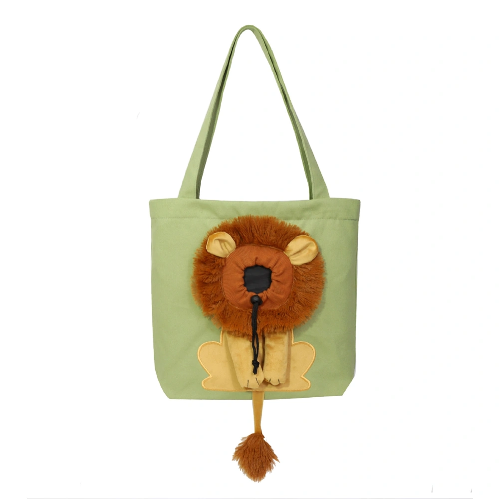 Buyweek Small Lion Shoulder Bag Cats and Dogs Small Pets Canvas Out of The Handbag Pet Bag XL