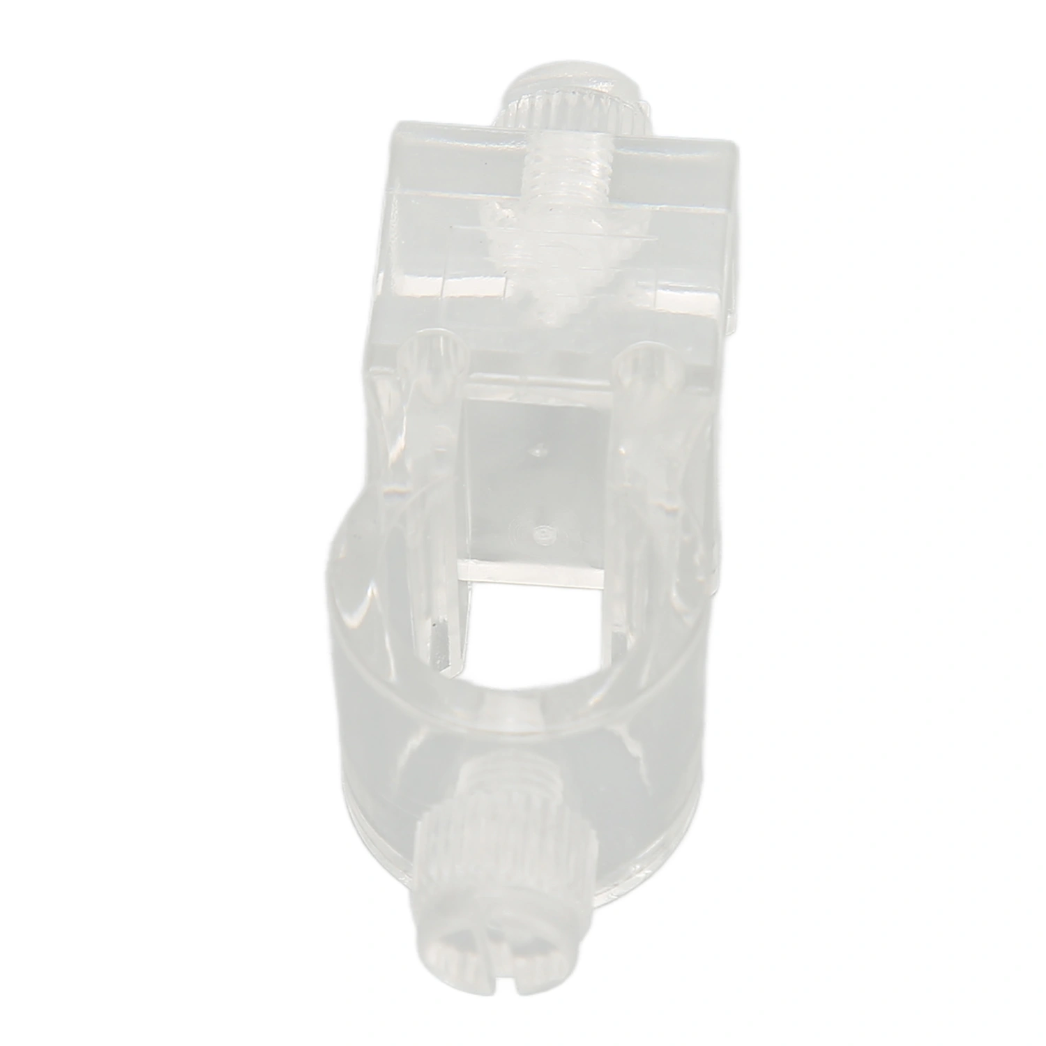 Aquarium Hose Clamp Transparent Split Type Plastic Water Pipe Fixing Clip for Fish Tank S