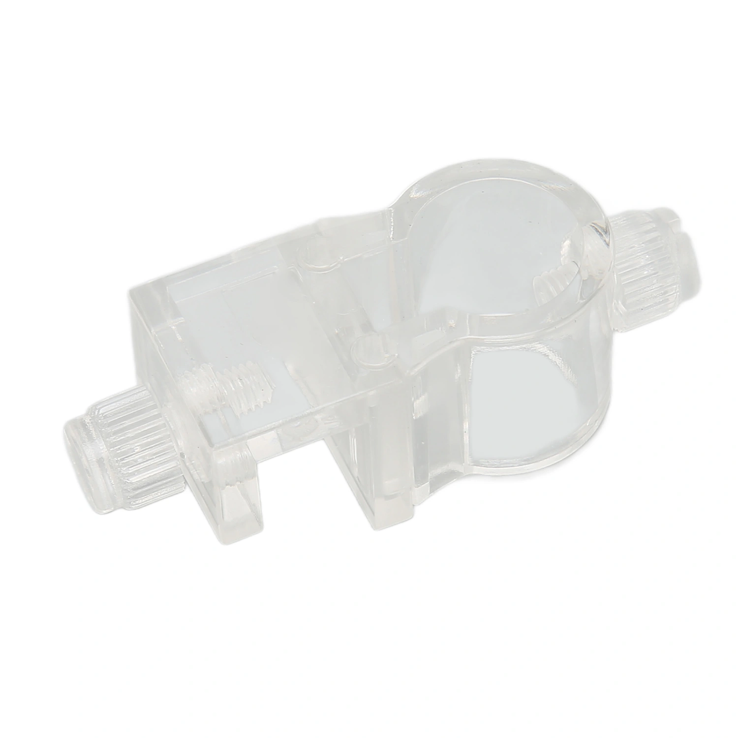 Aquarium Hose Clamp Transparent Split Type Plastic Water Pipe Fixing Clip for Fish Tank S