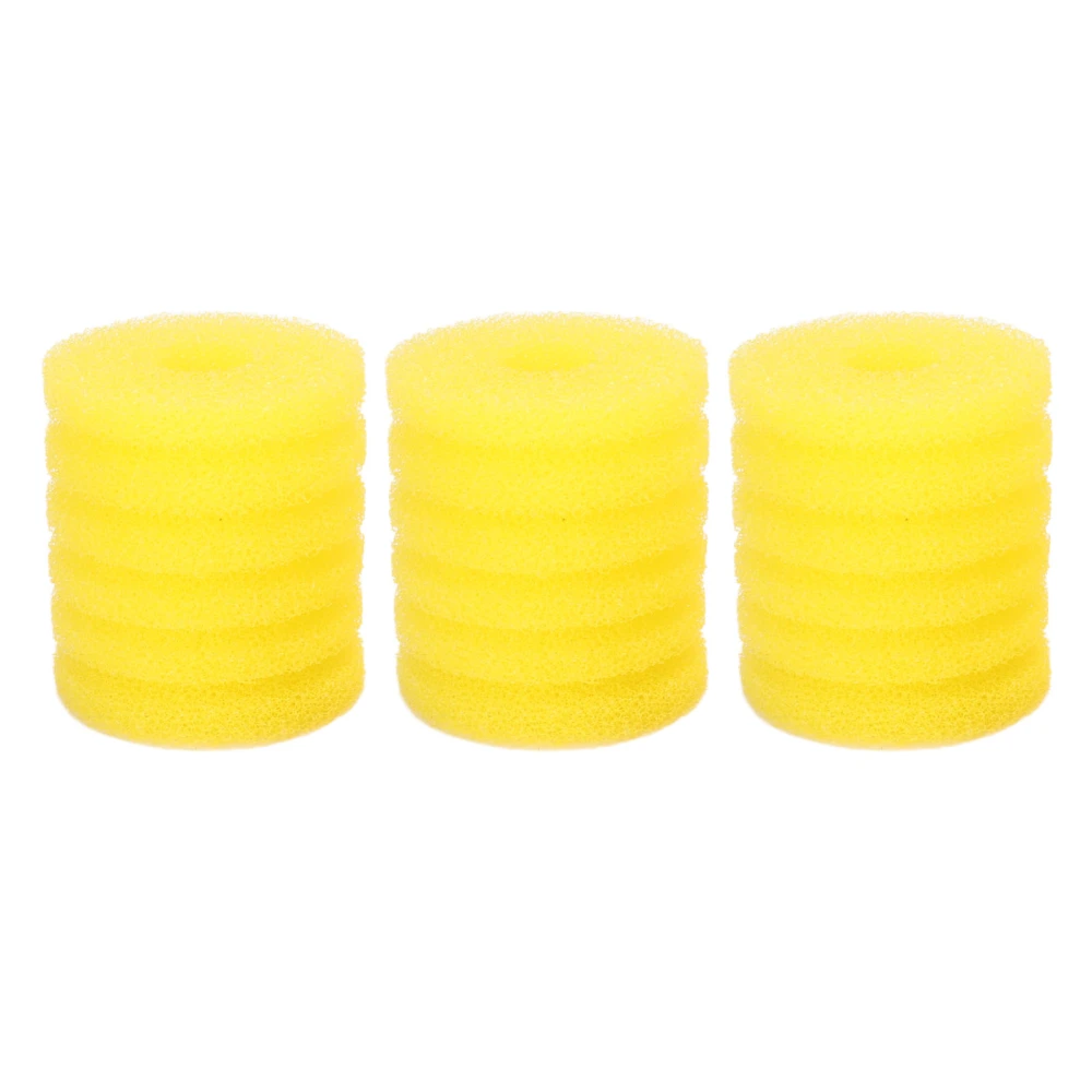 3Pcs Aquarium Filter Sponge Fish Tank Cylindrical Filter Foam Sponge Rolls Filter Accessories for Fish Tank