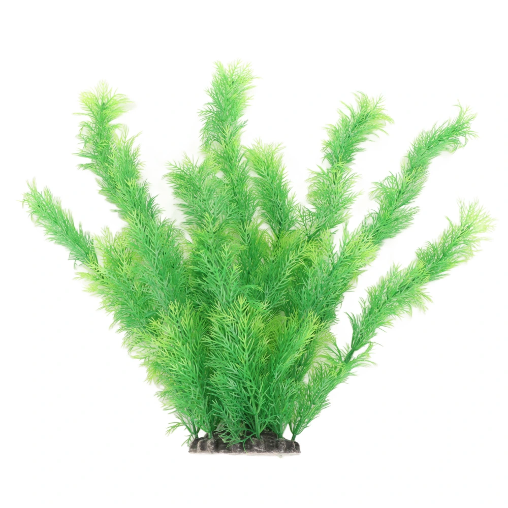 Buyweek Aquarium Artificial Plastic Plants Safe Fish Tank Landscape Plant with Heavy Duty Base for Aquarium Accessories