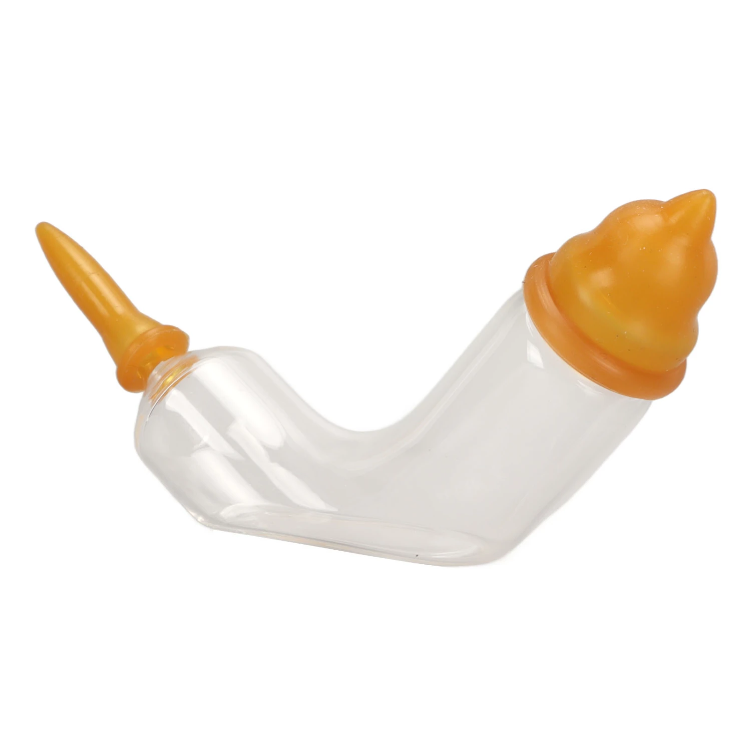 Pet Milk Feeding Bottle Glass Adjustable Arc Design Newborn Pet Milk Feeder for Kitten Puppy Hamster 10ml