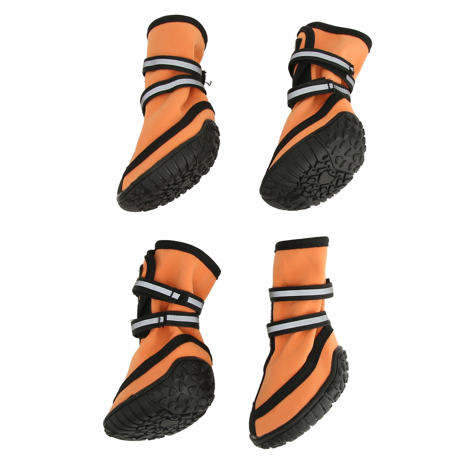 Dog Boots Waterproof Prevent Slipping Reflective Adjustable Outdoor Dog Shoes Paw Protector for Medium Large Dogs XL