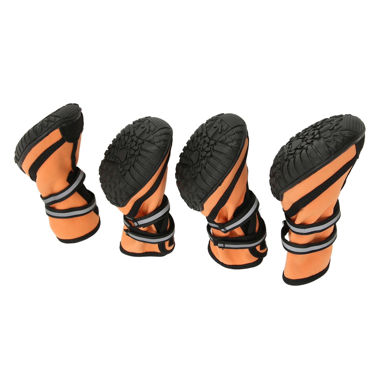 Dog Boots Waterproof Prevent Slipping Reflective Adjustable Outdoor Dog Shoes Paw Protector for Medium Large Dogs XL