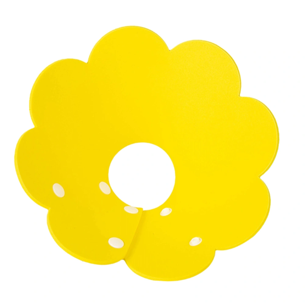 Sunflower Elizabeth Collar Cute Breathable Prevent Licking EVA Pet After Surgery Elizabeth Circle for Cats Dogs Yellow M