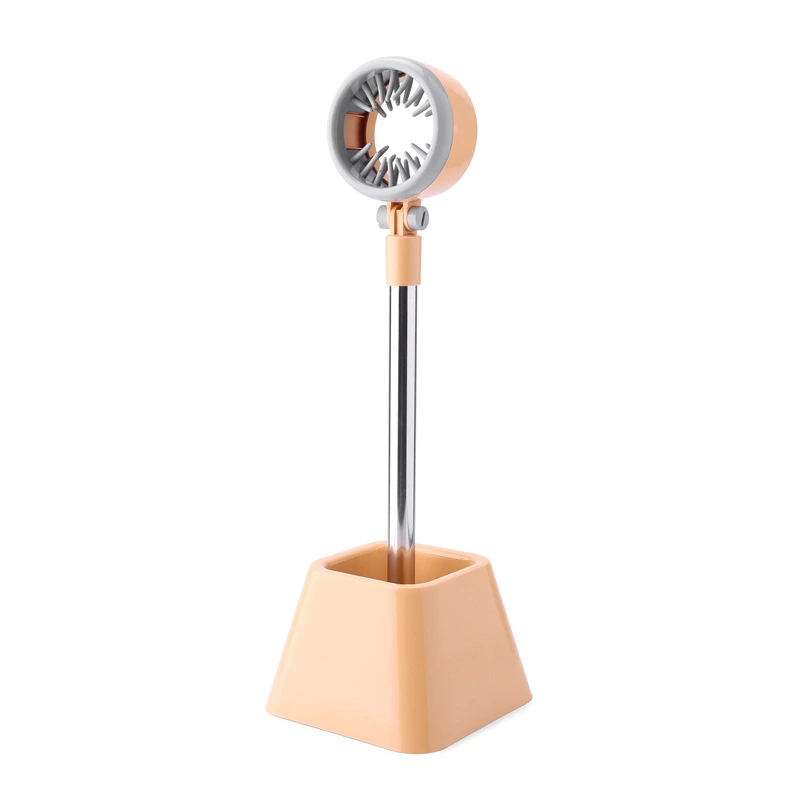 Hair Dryer Stand Hands Free 180 Degree Rotation Foldable Hair Dryer Holder Stand for Home Pets Beige with Carton Packaging