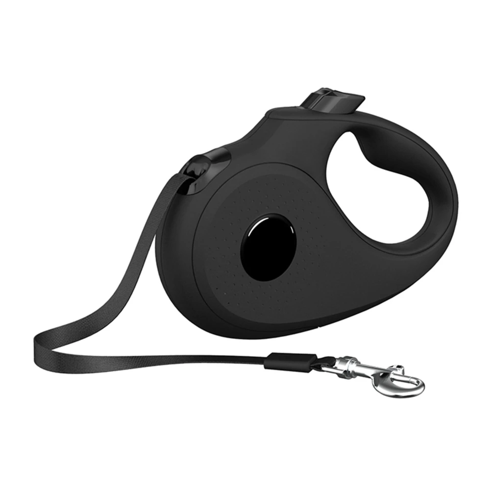 Retractable Dog Leash Tangle Free Pet Traction Extendable Telescopic Walking Leash Black S Fit Within 15kg