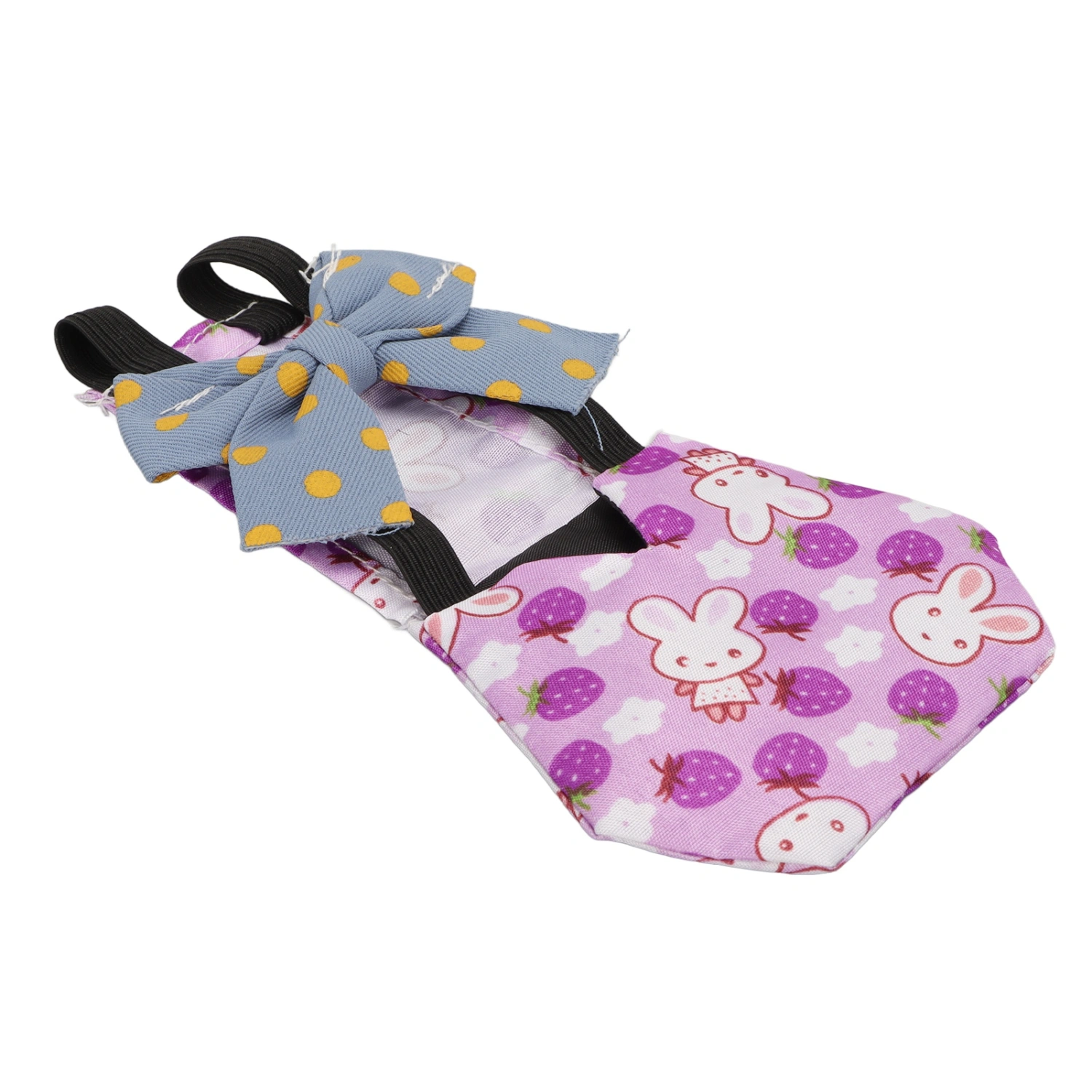 Pet Chicken Diapers Cute Rabbit Pattern Waterproof Leakproof Pet Poultry Diapers for Chicken Duck Poultry M Purple