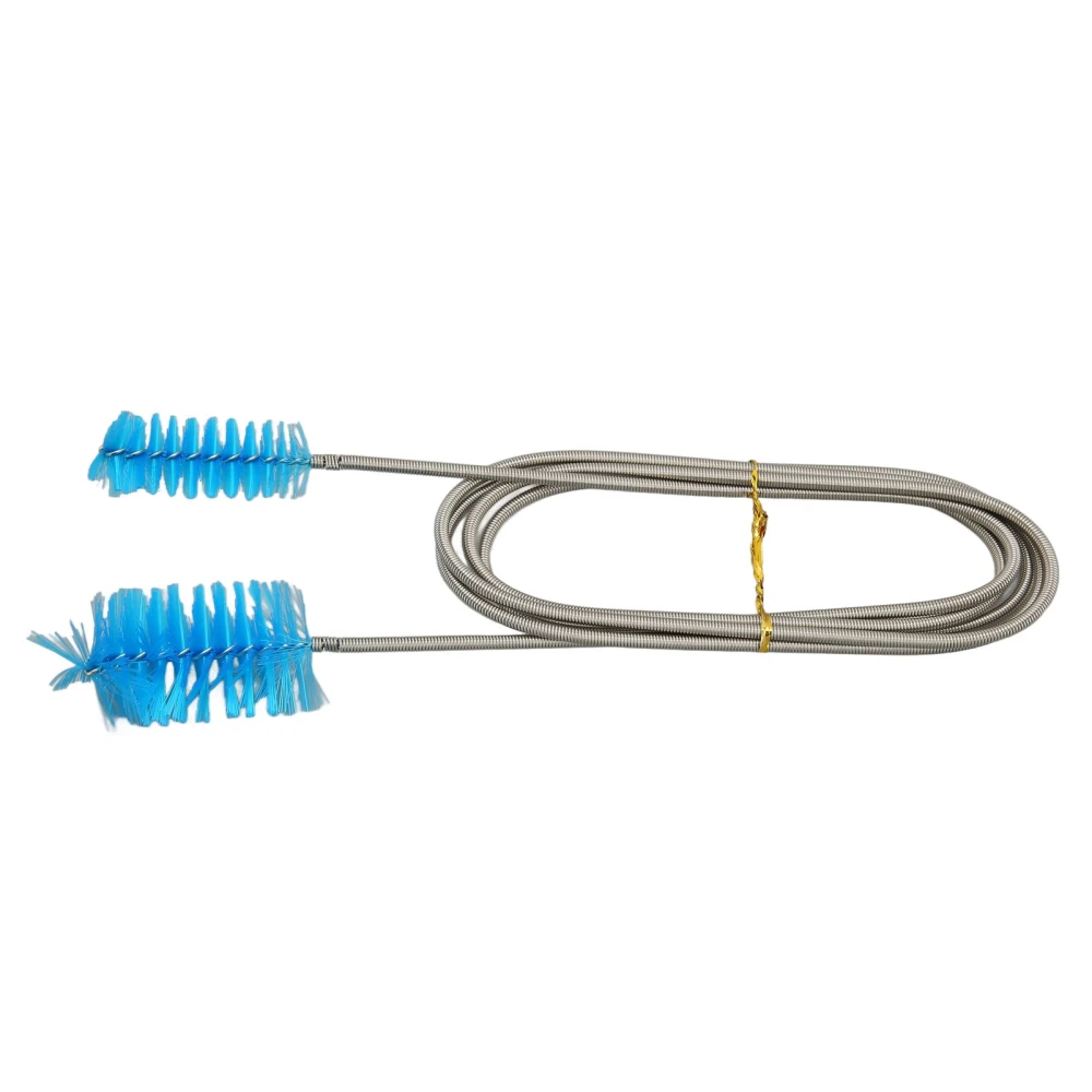 Aquarium Filter Hose Brush Bendable Flexible Double Ended Pipe Cleaner Brush for Fish Tanks Pumps Pipes Blue