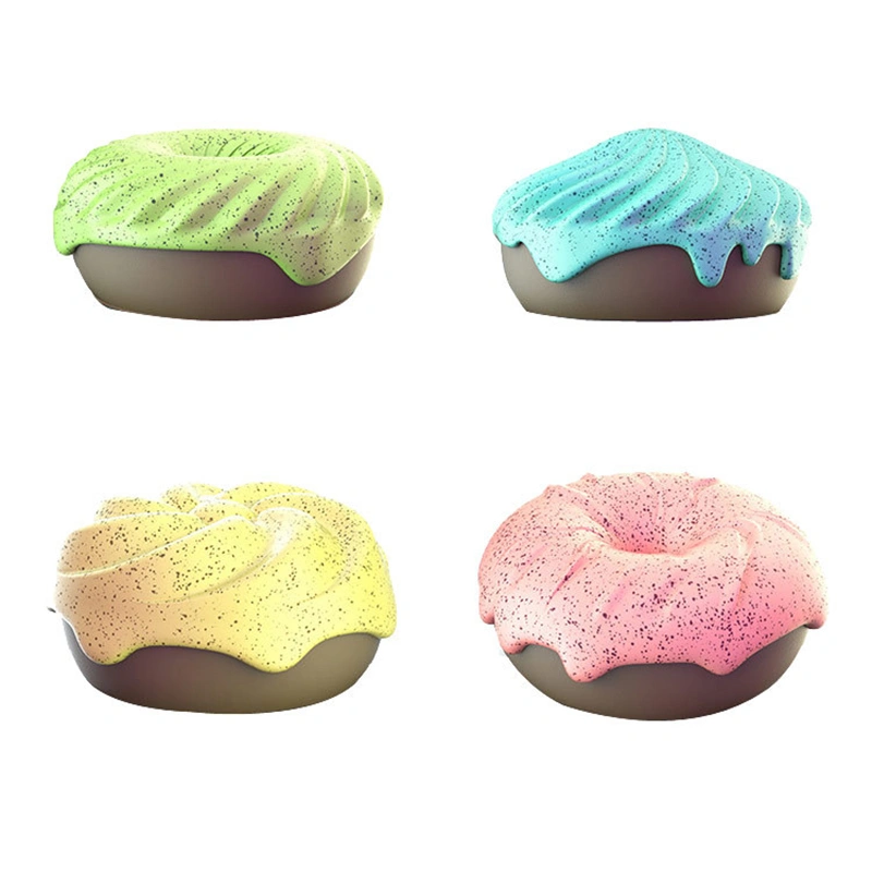 Pet Cage Deodorant Doughnut Shape Long Lasting Aromatic Pet House Deodorization Fragrance for Cat Litter Box 4pcs