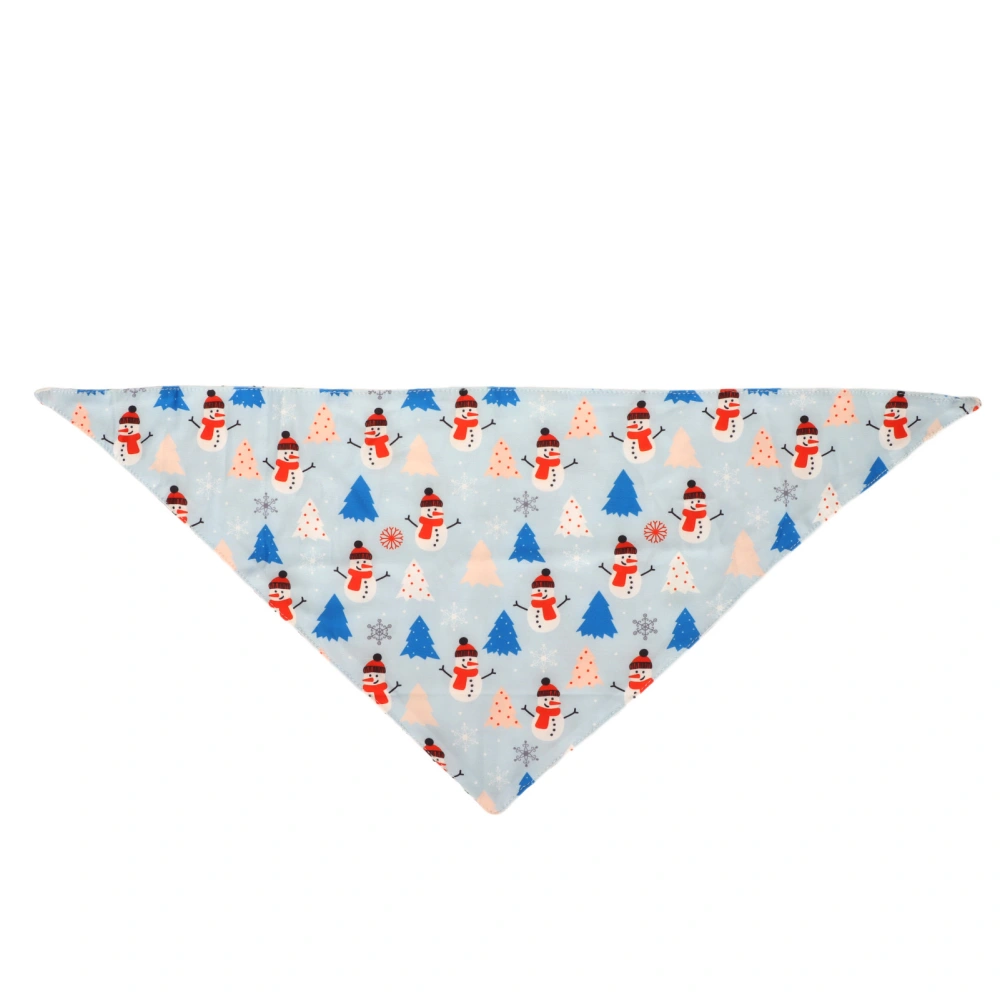 Dog Bib Cool Comfortable Triangular Printing Dog Bandanas for Dog Christmas Decorations Type 3