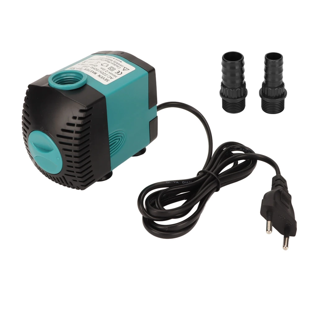 Submersible Water Pump 25W Durable Outdoor Fountain Water Pump for Fish Tanks Ponds Fountains Aquarium EU Plug 220V