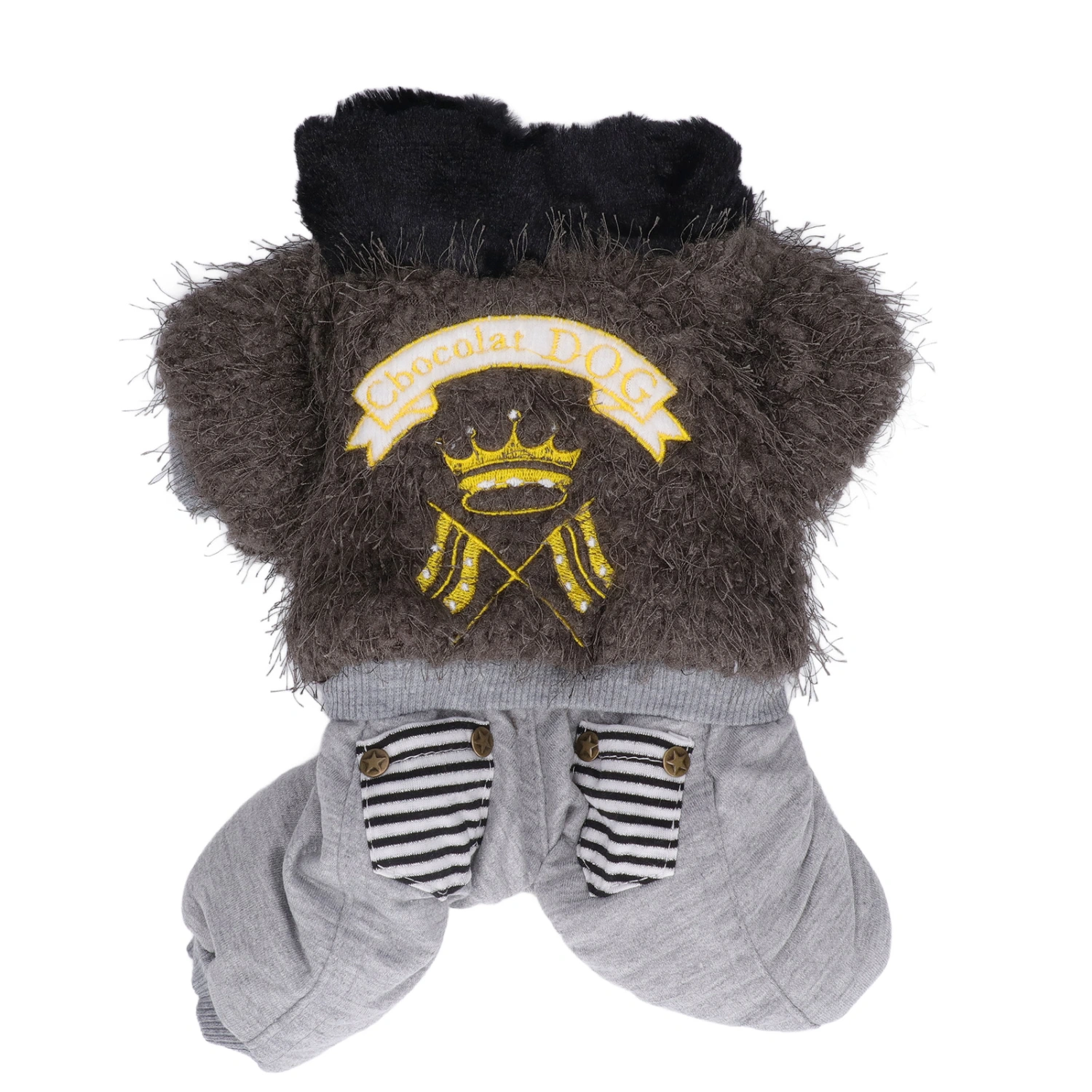 Dog Winter Clothes Exquisite Classic Style Soft Comfortable Thick Dog Warm Clothes Puppy Winter Clothes S